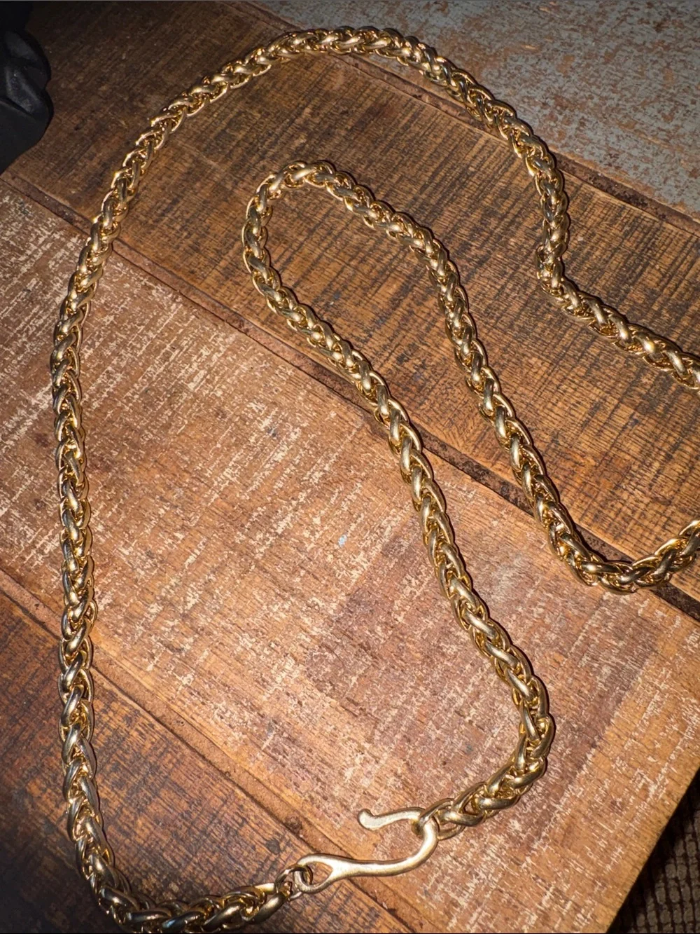 Men's Gold Rope Chain Necklace - Classic Finish